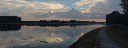Staustufe_am_Abend